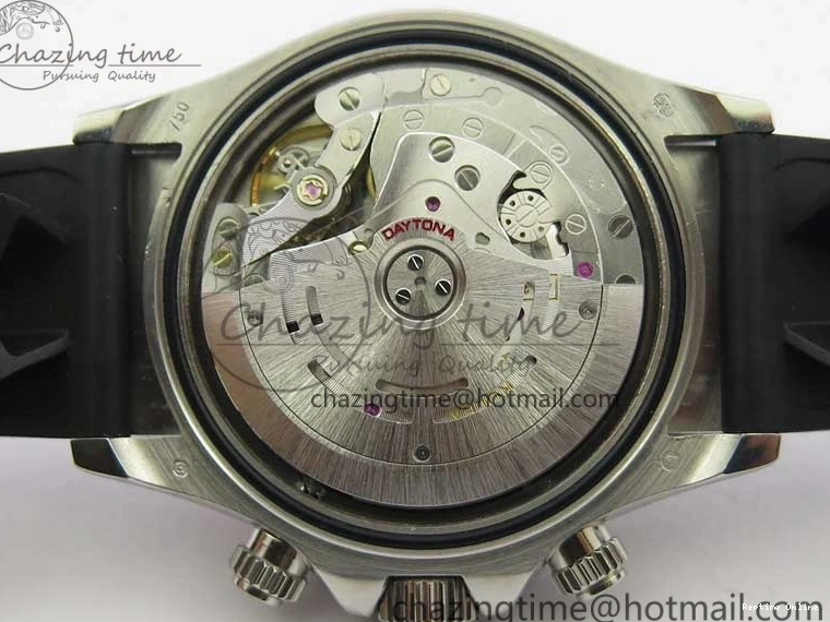 0203 Daytona 116599RBOW SS Rainbow Crystal BLF Best Edition Black Dial on Rubber Strap A Affordable 3237